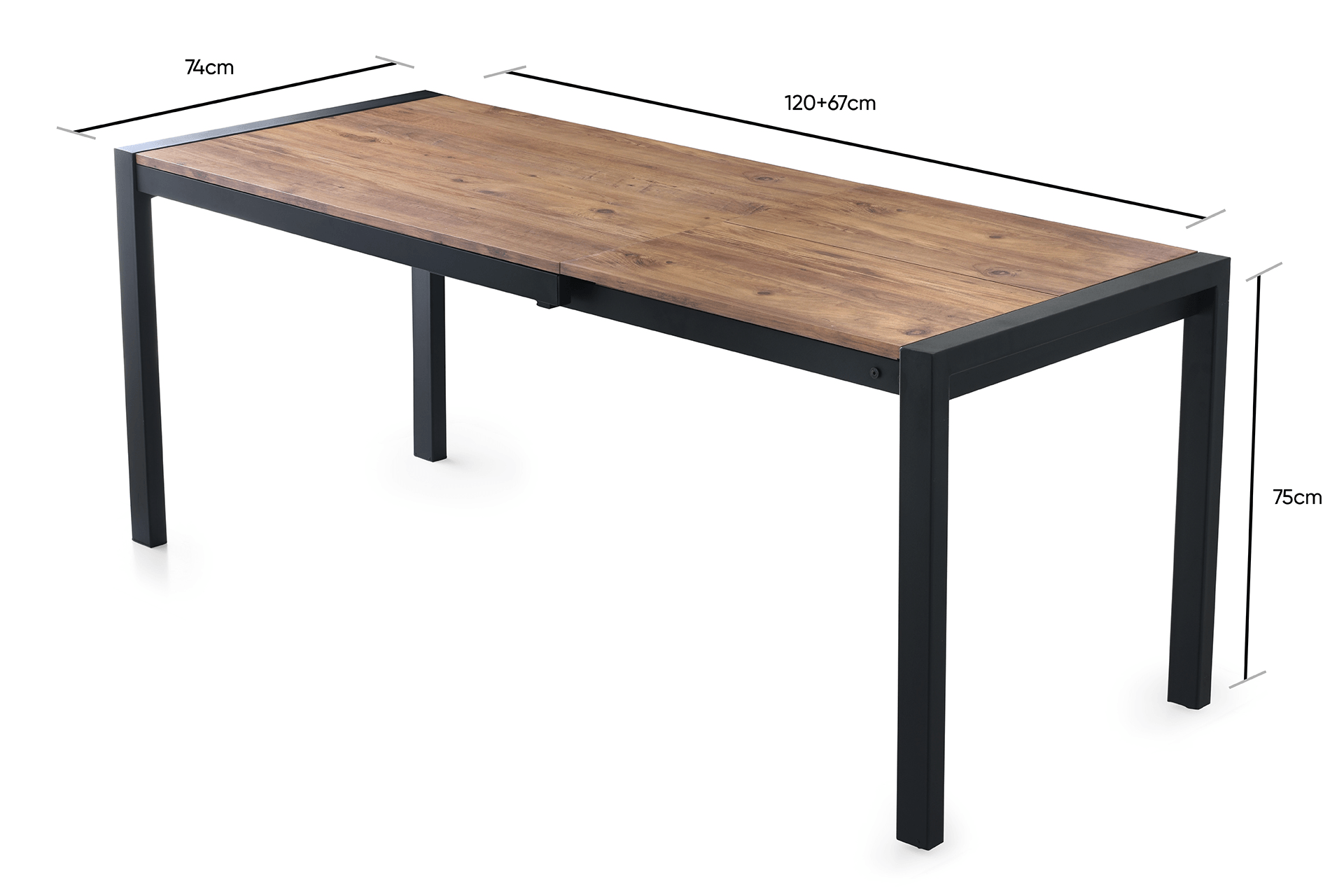 LATO MASA, KUŞAKLI SANDALYE , ATLANTİK ÇAM, 74X120