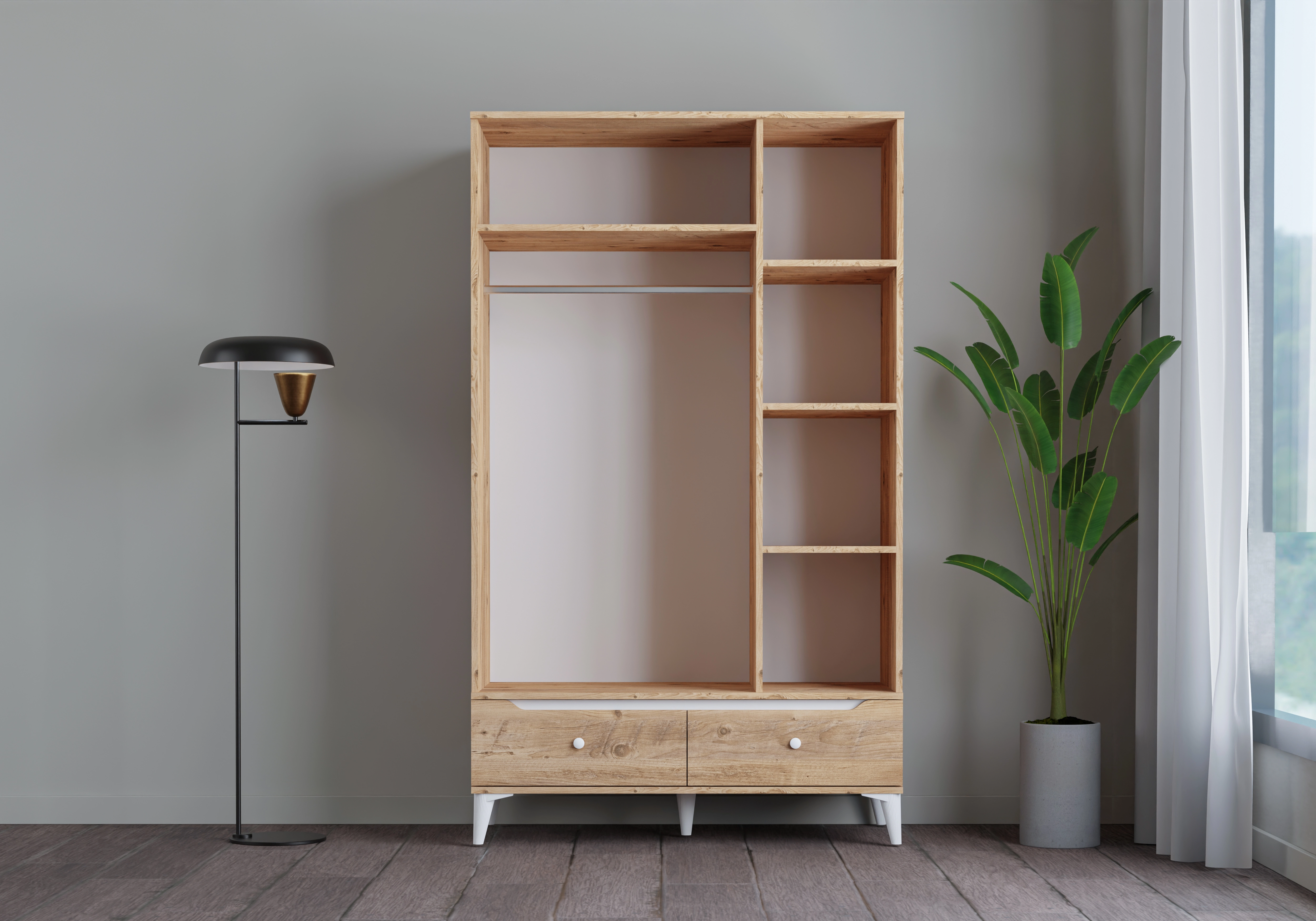 CARİNA ATLANTİK ÇAM 3 KAPILI DOLAP