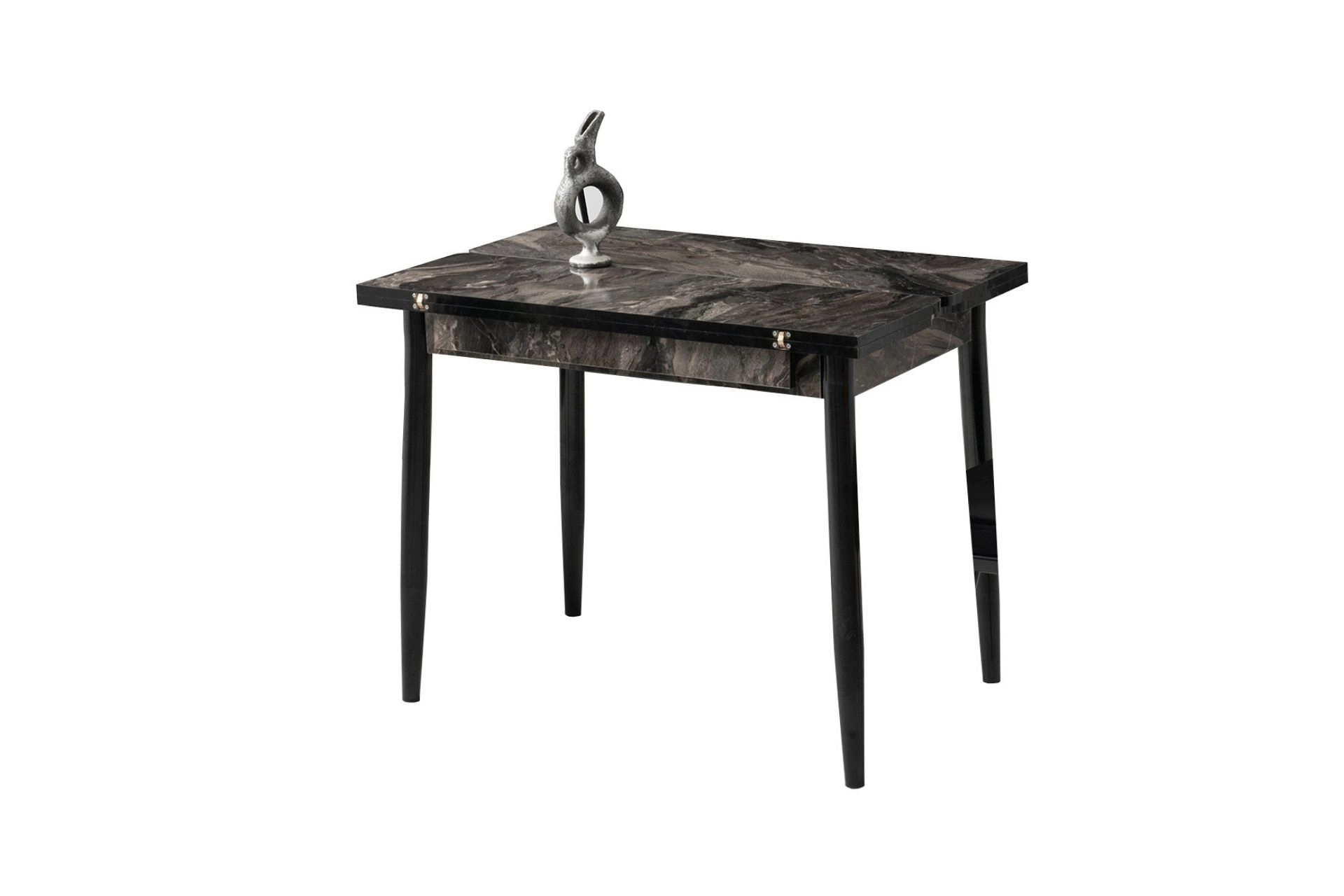 KARTAL DİKDÖRTGEN MASA, SİYAH, 100x65