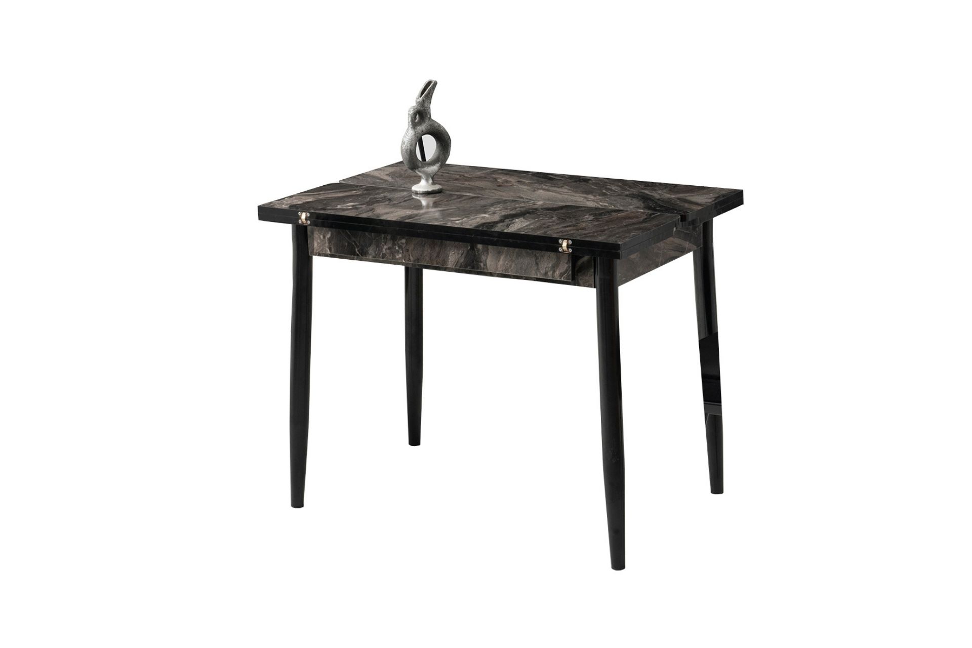 KARTAL DİKDÖRTGEN MASA, SİYAH, 100x65