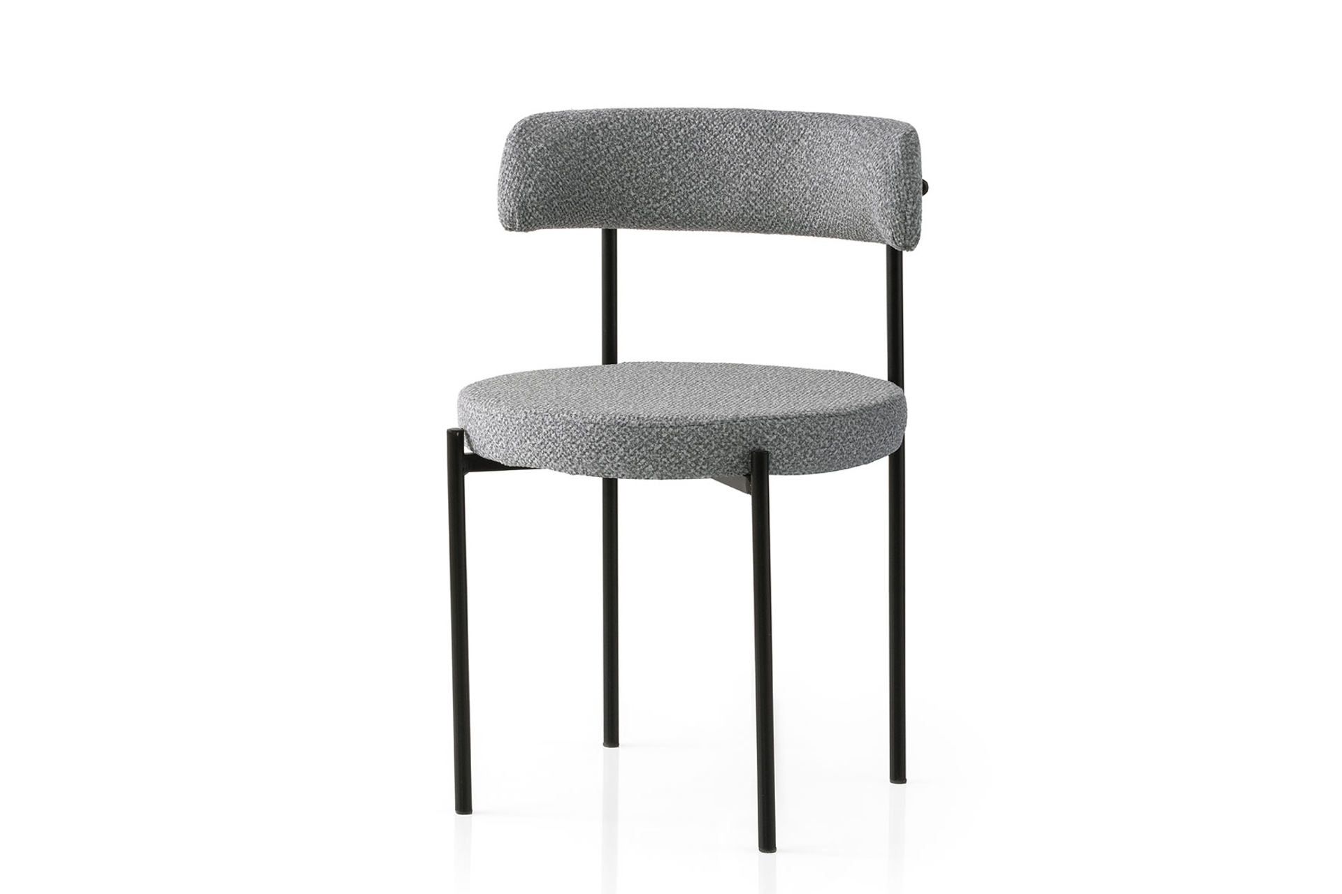 TALİN MASA, ROLLS METAL SANDALYE, SİS GRİ, 120X70