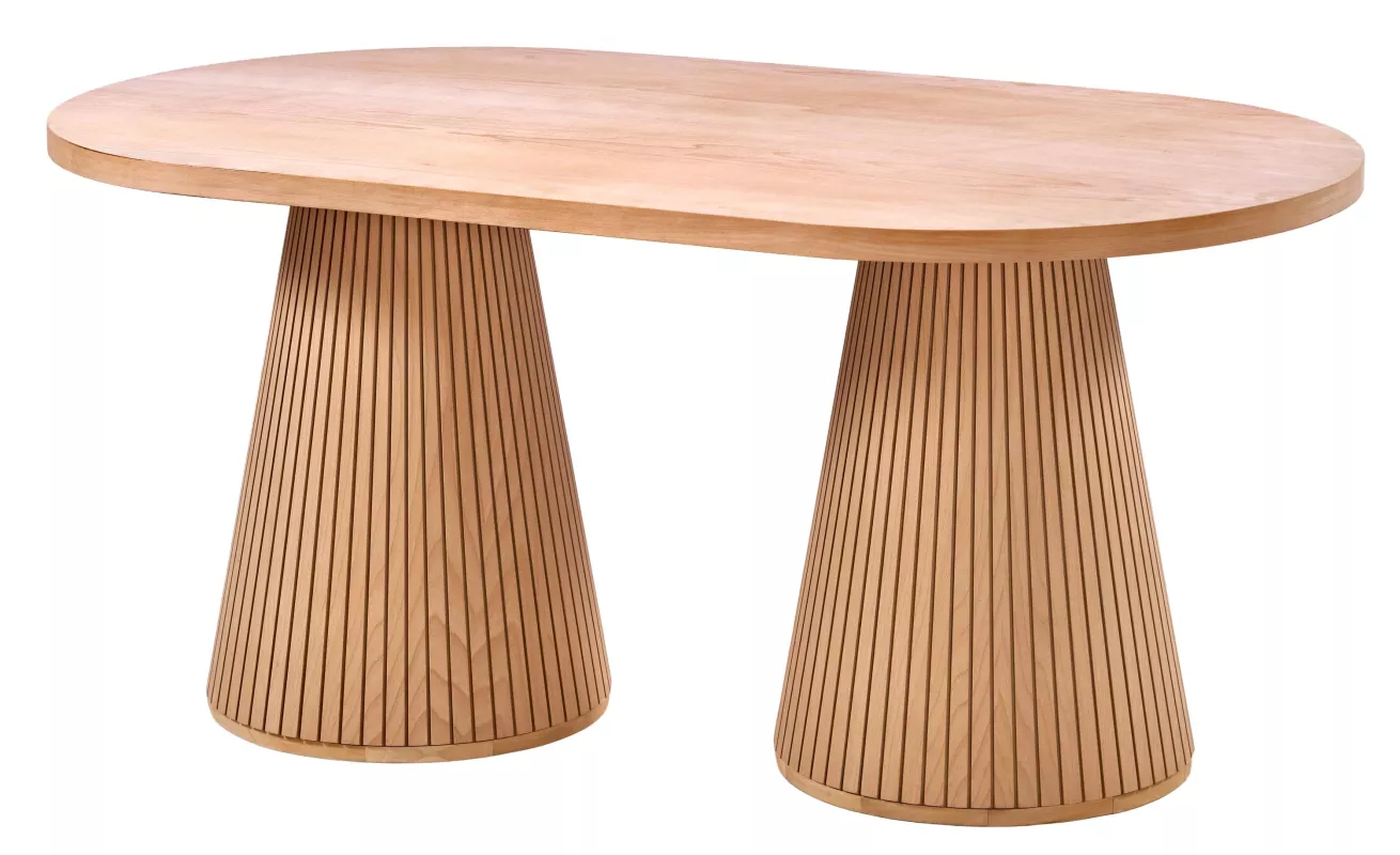 180 LİK FIÇI ÇİZGİLİ OVAL MASA