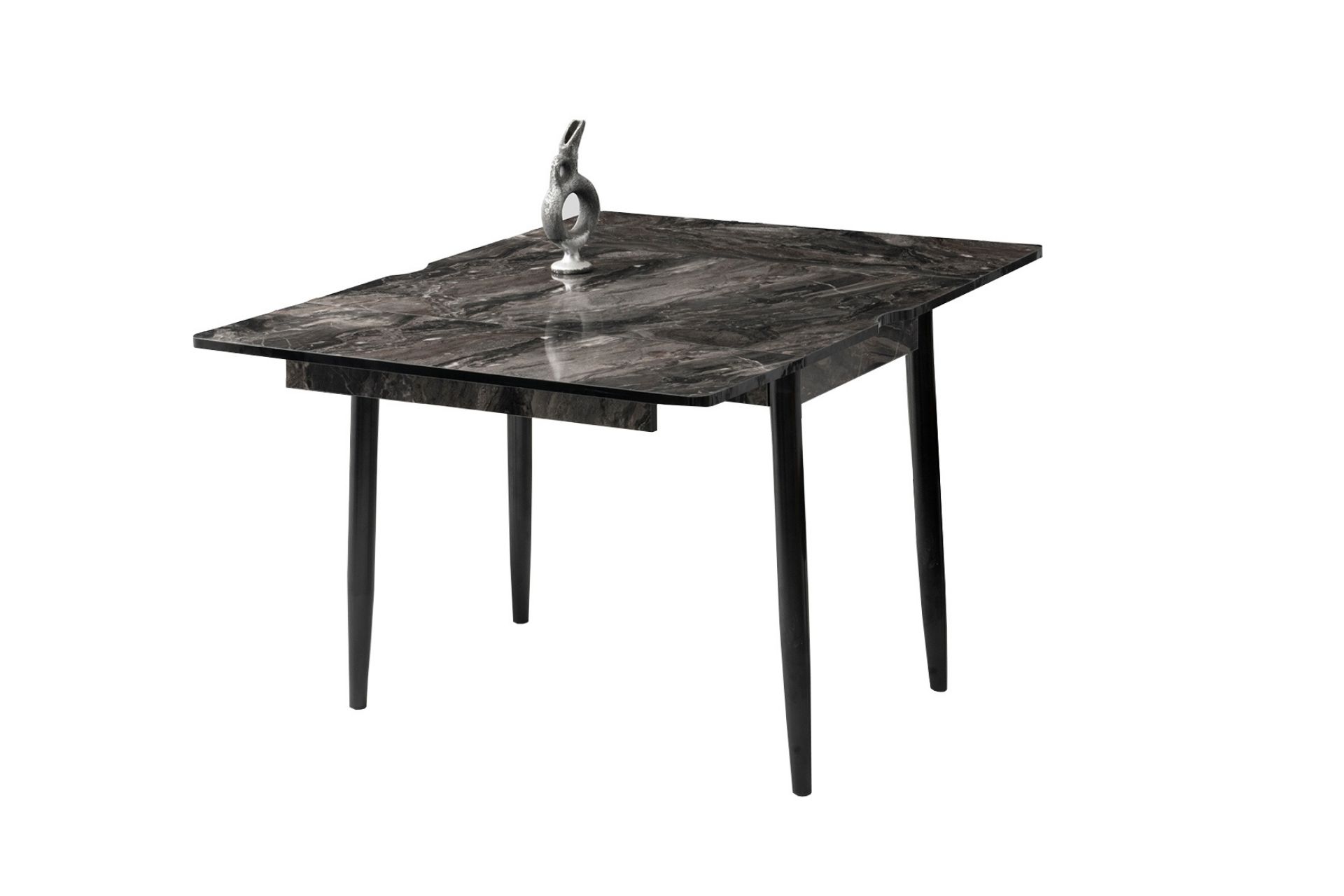 KARTAL DİKDÖRTGEN MASA, SİYAH, 100x65