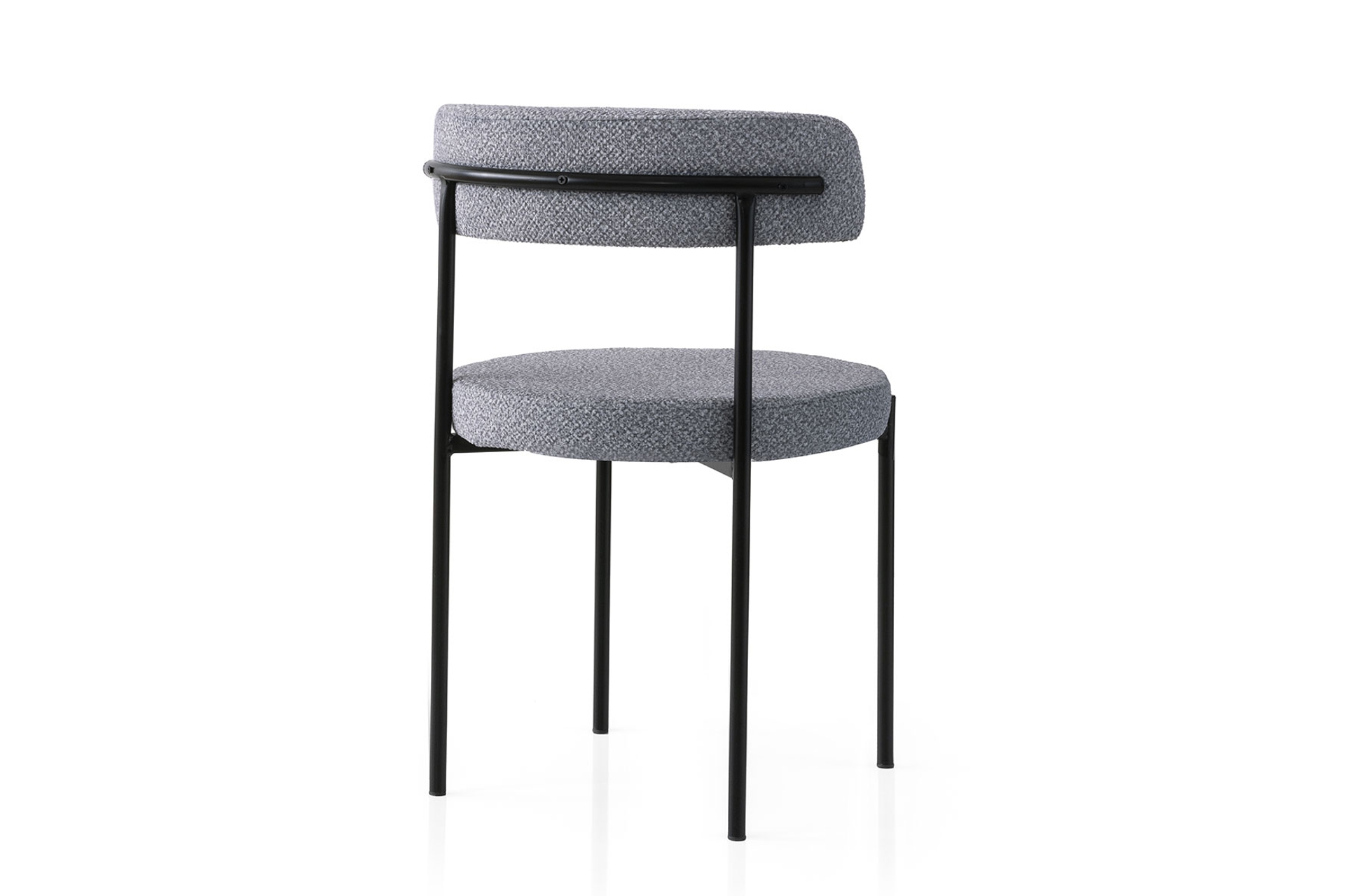 TALİN MASA, ROLLS METAL SANDALYE, SİS GRİ, 120X70