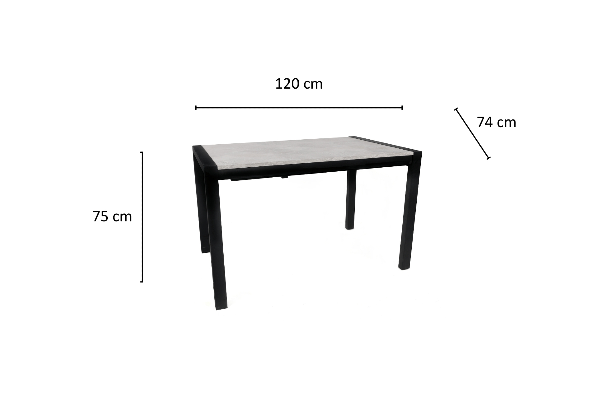 LATO MASA, AY SANDALYE , RAMBLA, 120x74