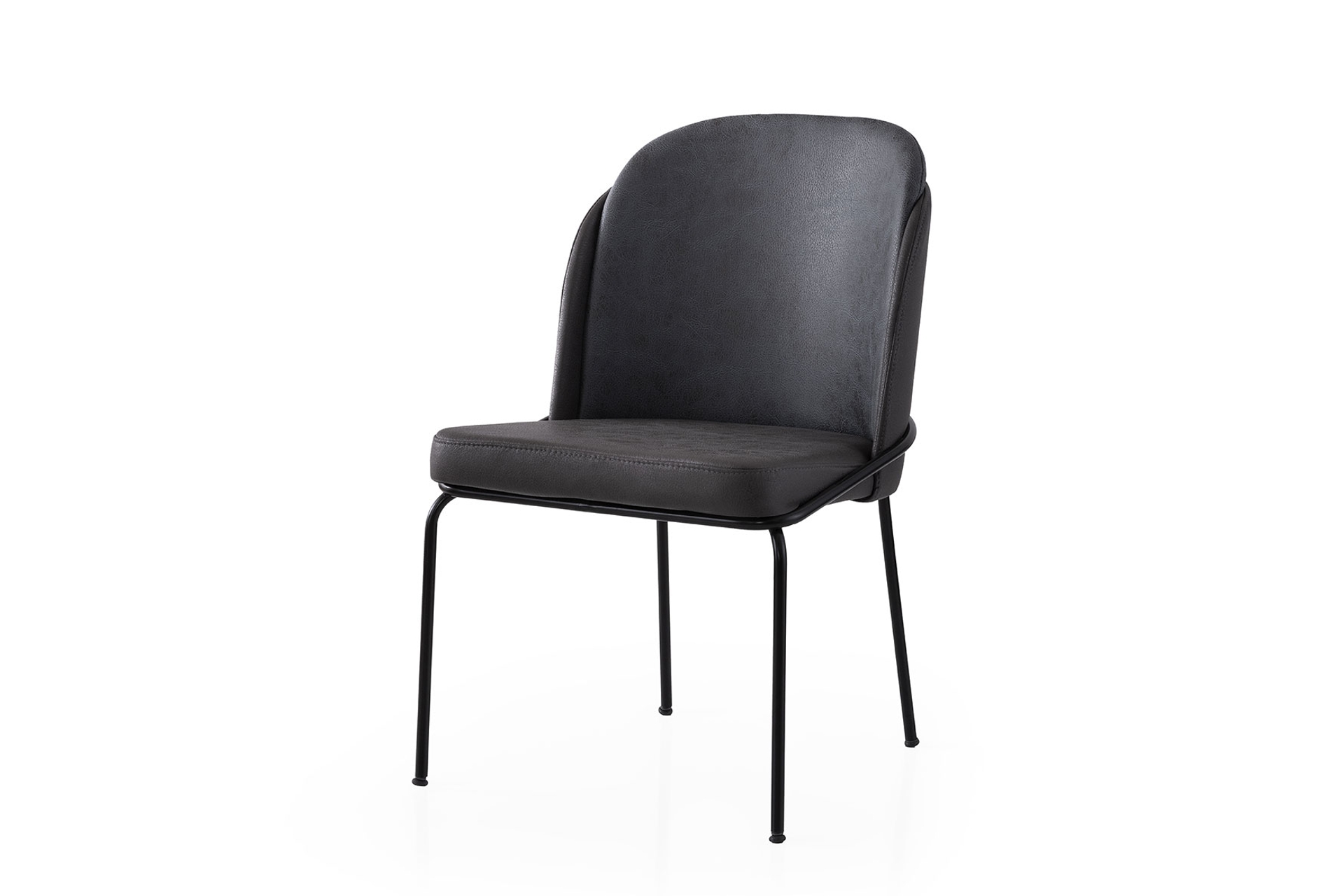 LİRONA MASA, AURA SANDALYE, SİS GRİ, 180X90