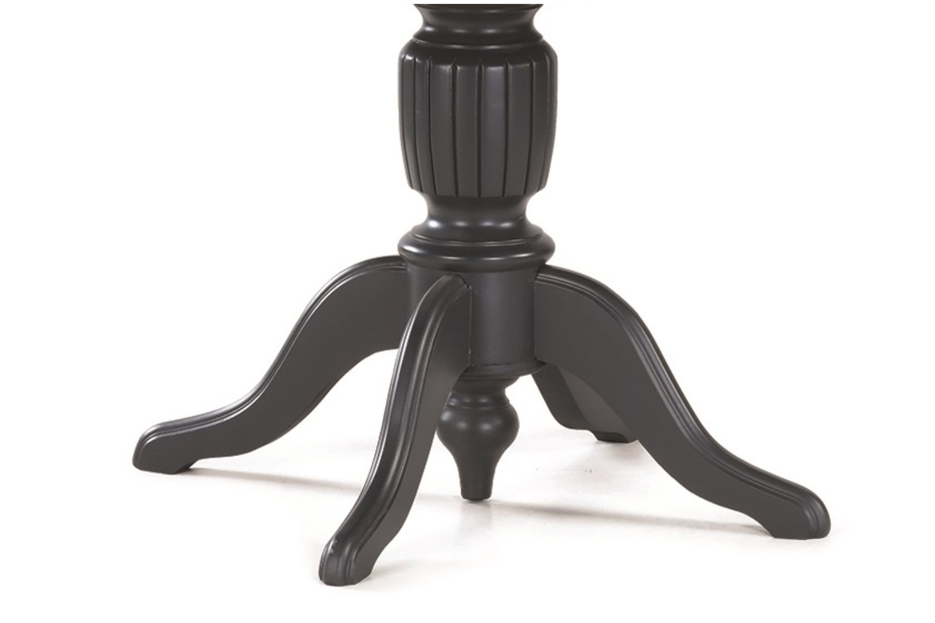 RUSTİK BABA AYAK MASA, CEVİZ ANTRASİT, 110X110