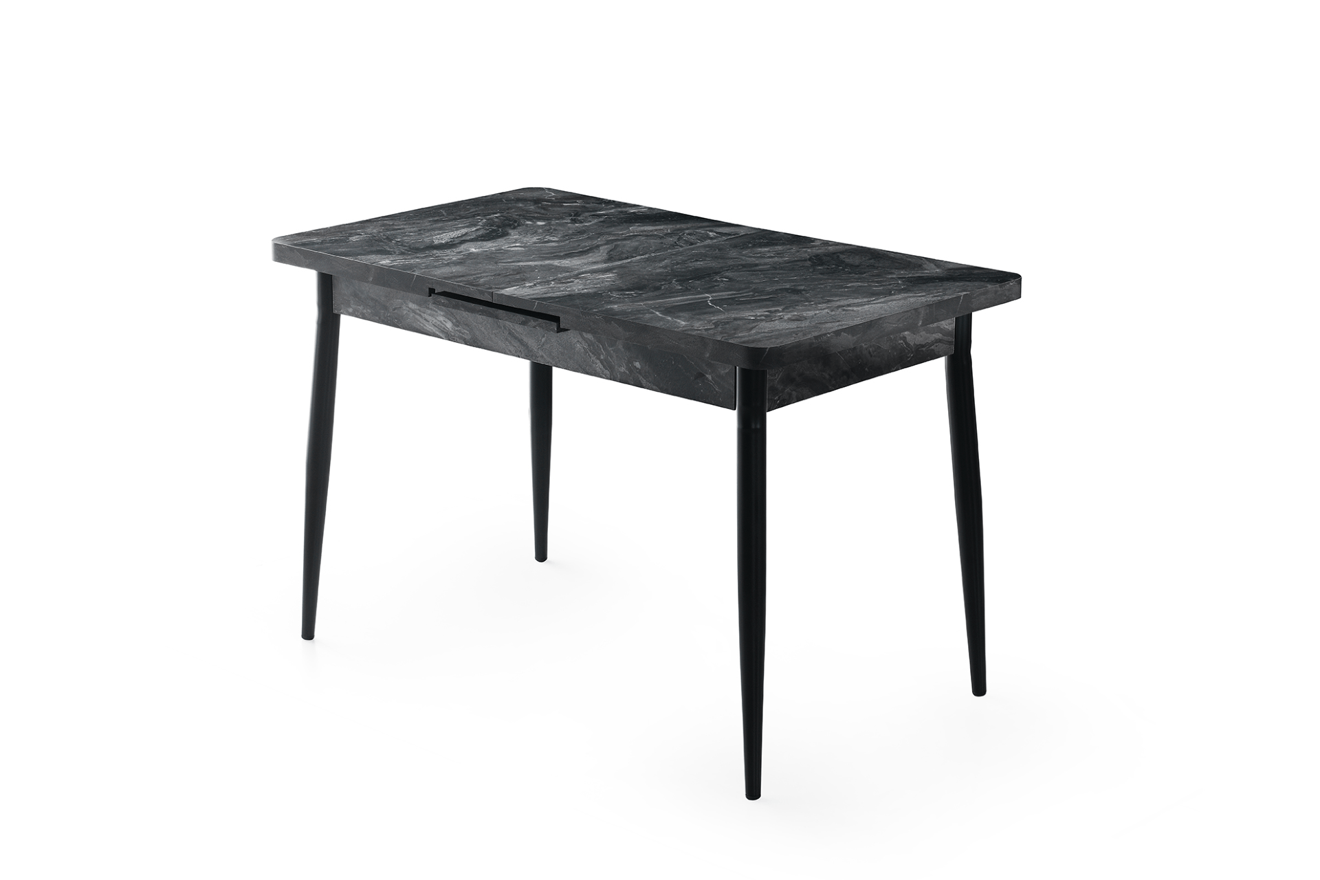 AY MASA, RİVONE SANDALYE, SİYAH, 120x70