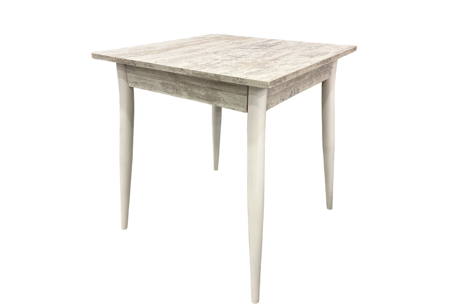 MENDEL MASA VE BAHAR ÇAPRAZ SANDALYE TAKIMI, KRİSTAL, 70X70