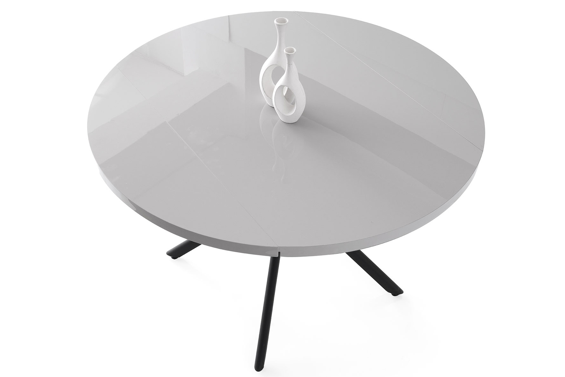 TALİN MASA, ROLLS METAL SANDALYE, SİS GRİ, 120X70