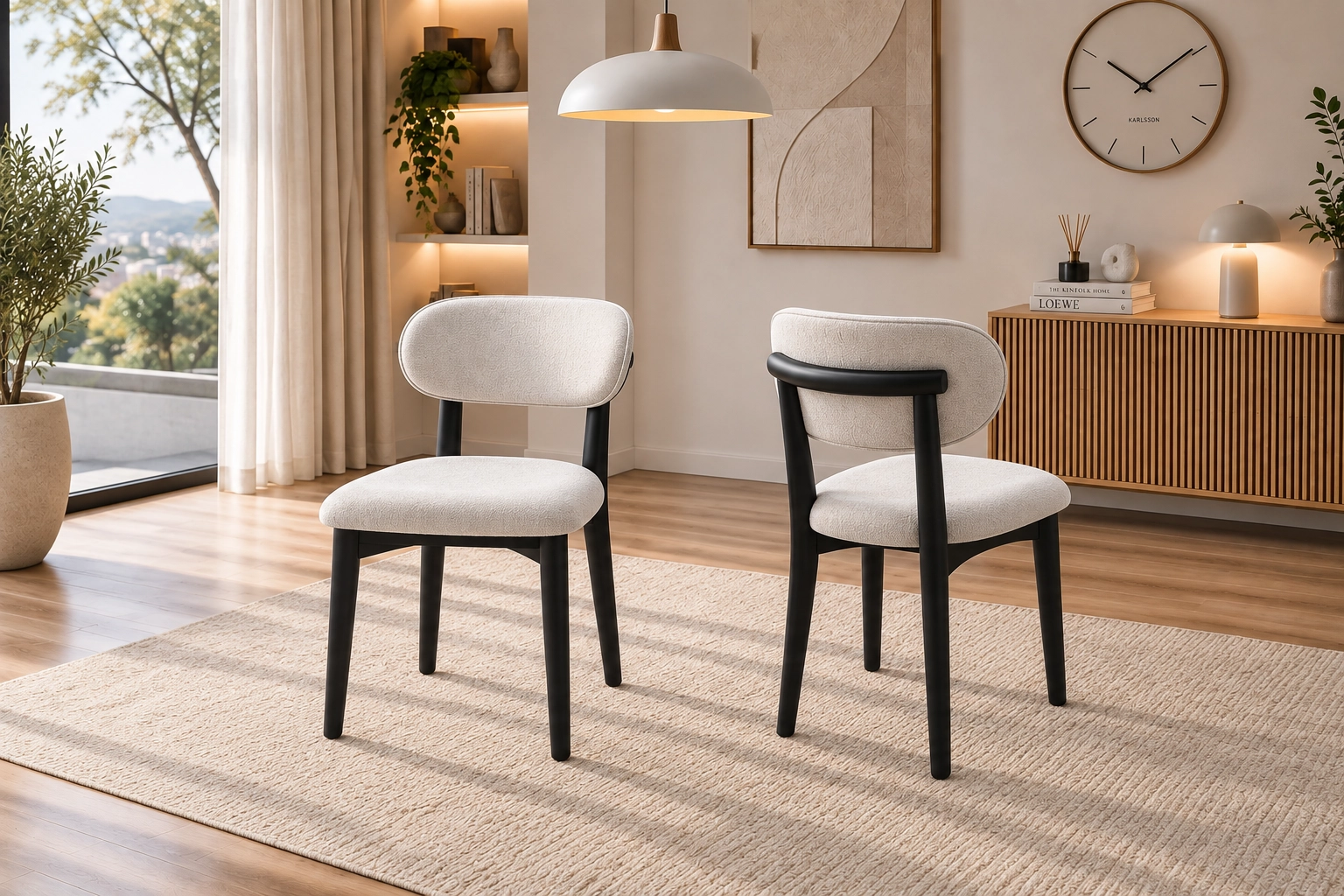 FİNİKE MASA, UMAY SANDALYE, BEYAZ, 130x80