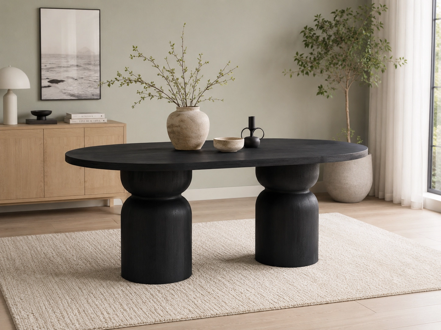 180 LİK BOĞUM OVAL MASA
