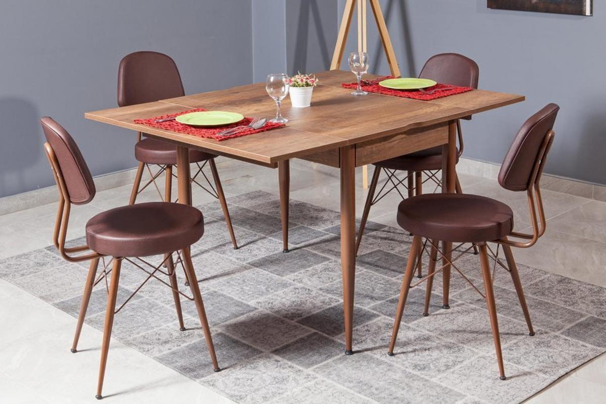 KARTAL DİKDÖRTGEN MASA, CEVİZ, 100x65