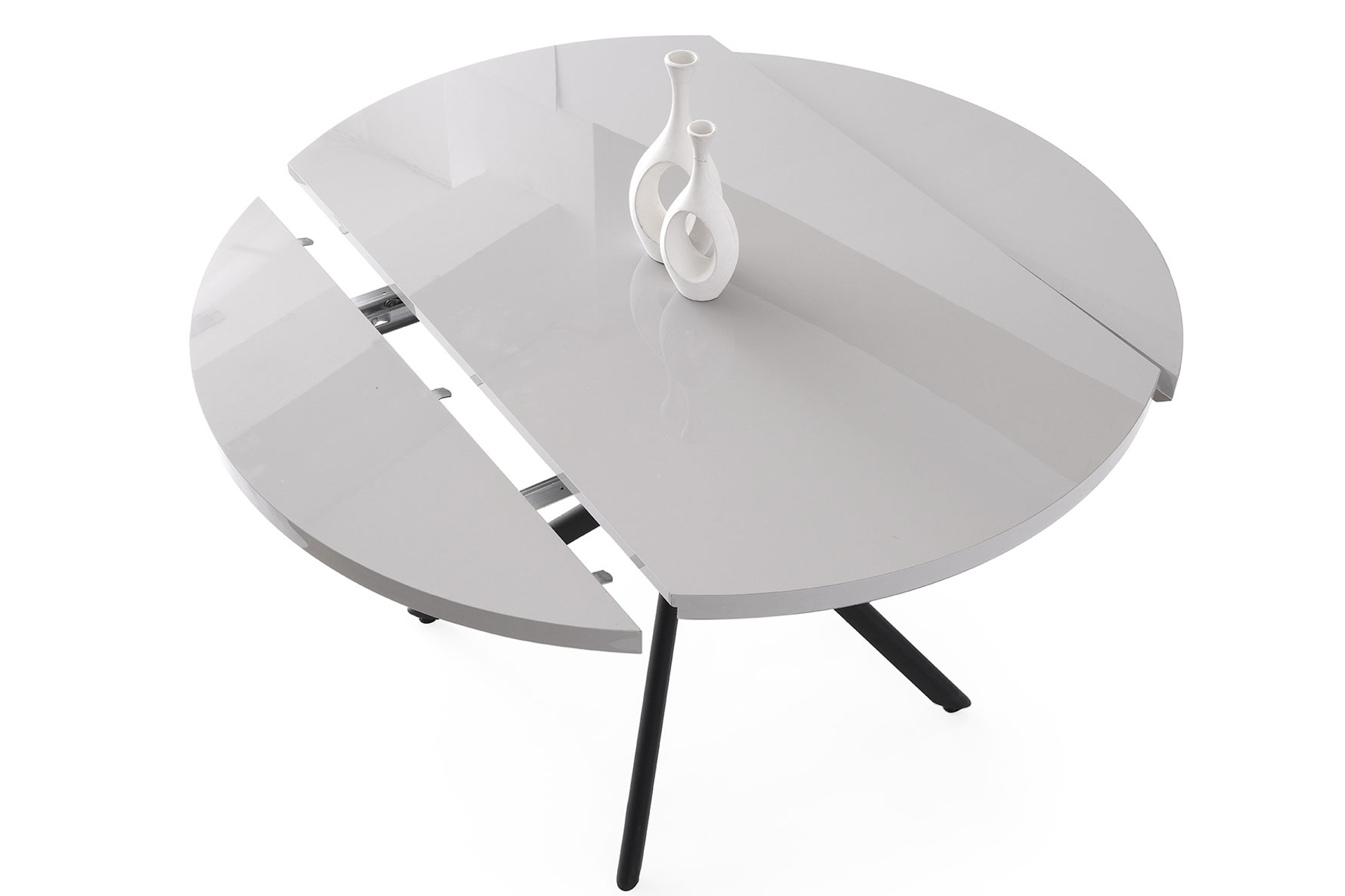 TALİN MASA, ROLLS METAL SANDALYE, SİS GRİ, 120X70