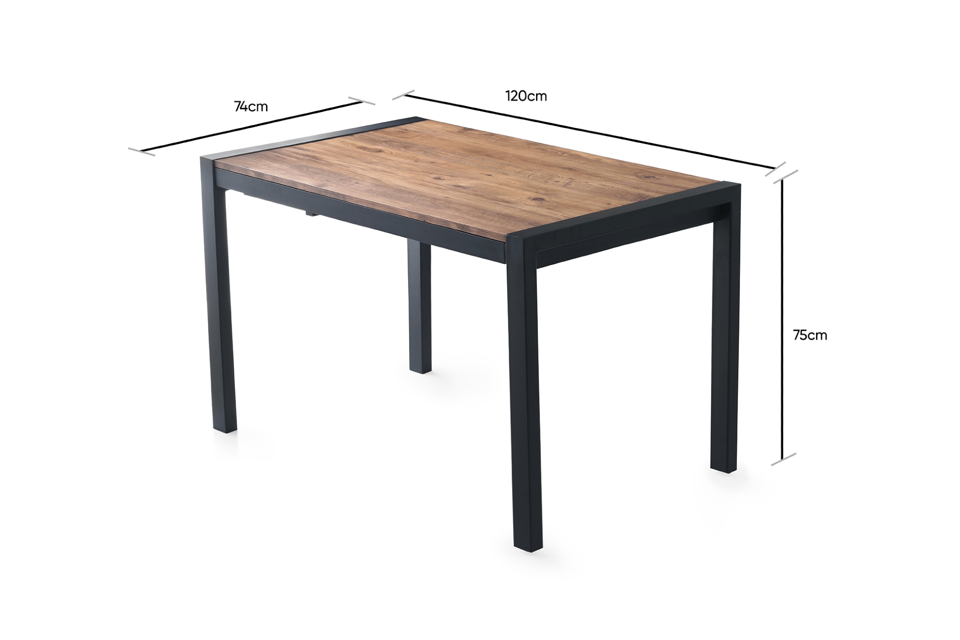 LATO MASA, RİVONE SANDALYE , ATLANTİK ÇAM, 120x74