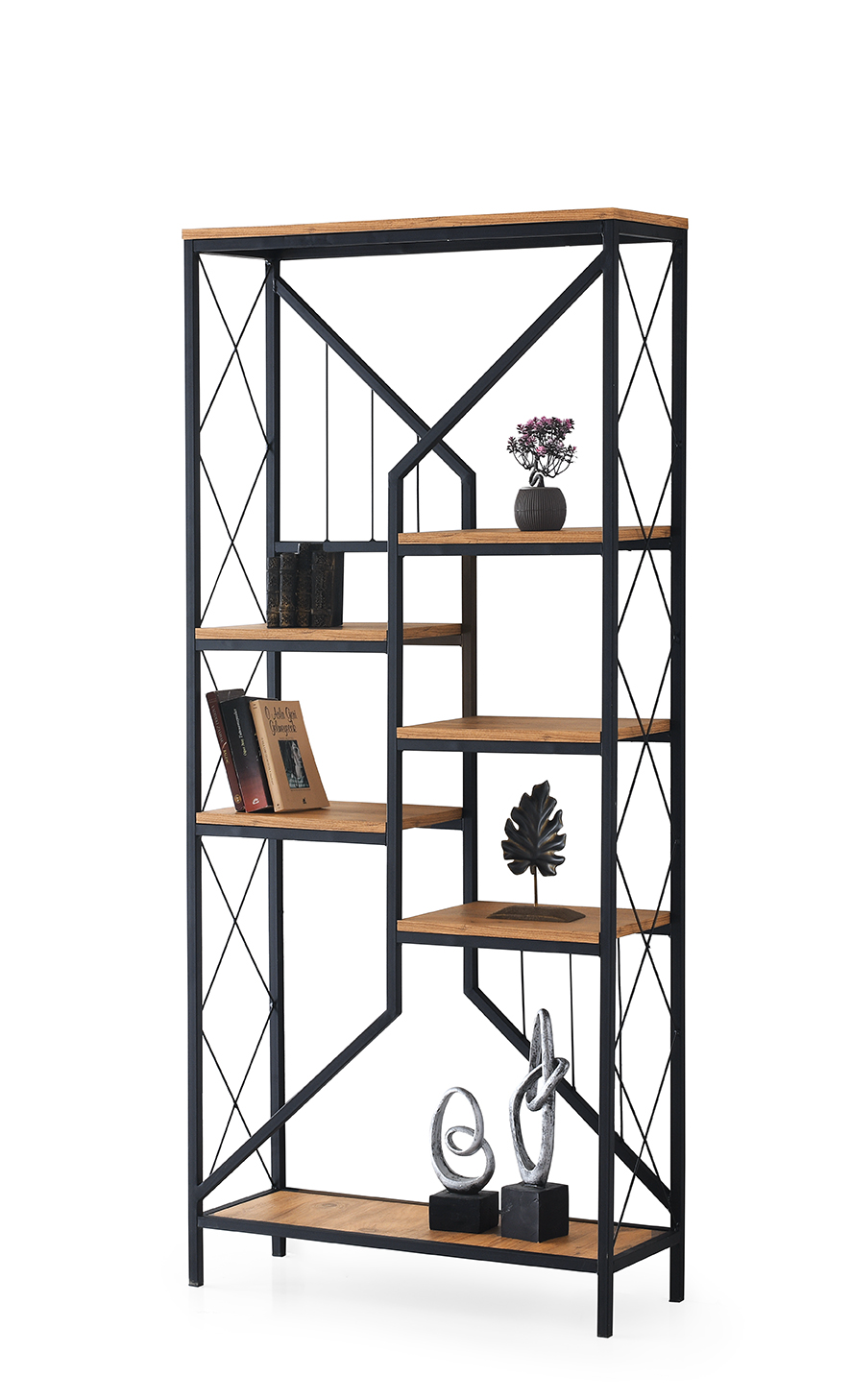 TAHA%20KİTAPLIK,%20ATLANTİK%20ÇAM,%2080x30x180