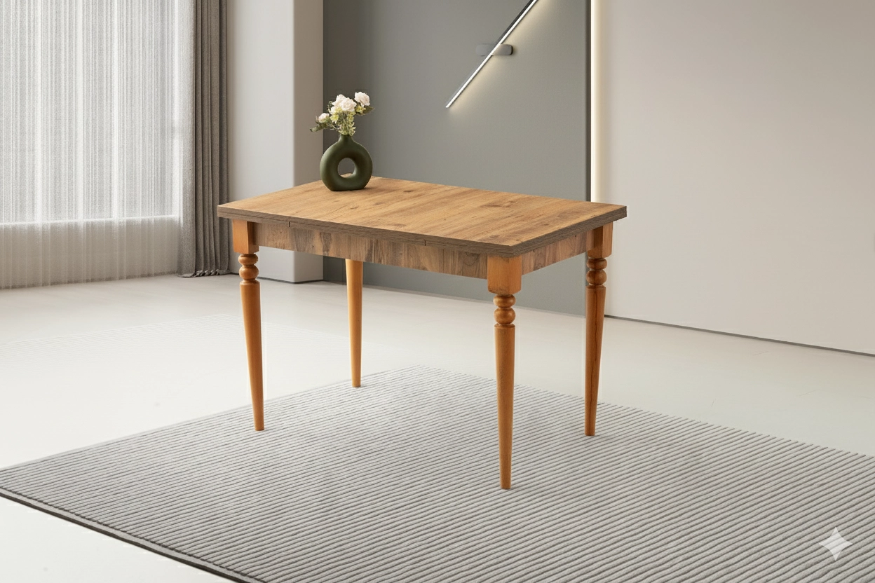 SANDOR MASA, ÇAPRAZ DÖŞEMELİ SANDALYE, DIŞBUDAK LACİVERT, 110x70