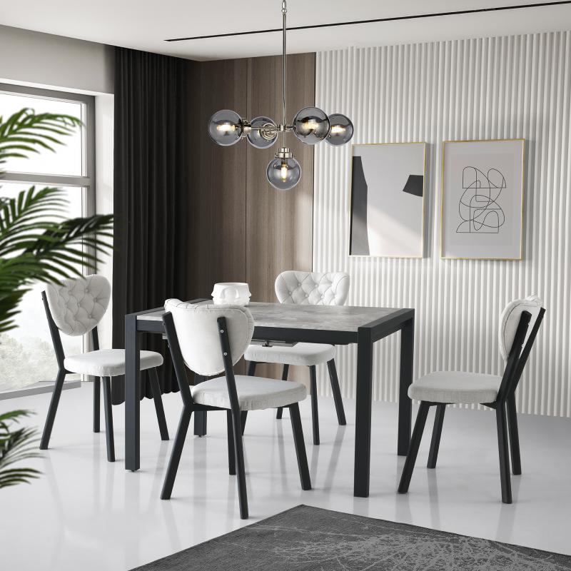 LATO MASA, RİVONE SANDALYE , RAMBLA, 120x74