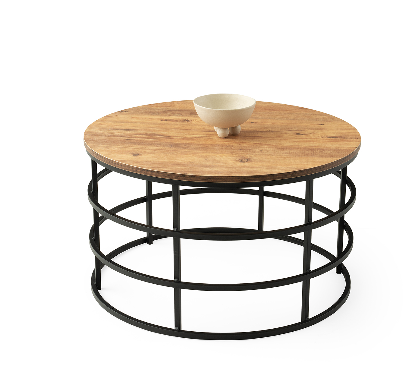 LUCY ORTA SEHPA, SİYAH, ATLANTİK ÇAM