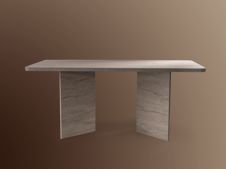 AVİSTA MASA, TRAVERTER, 180x90