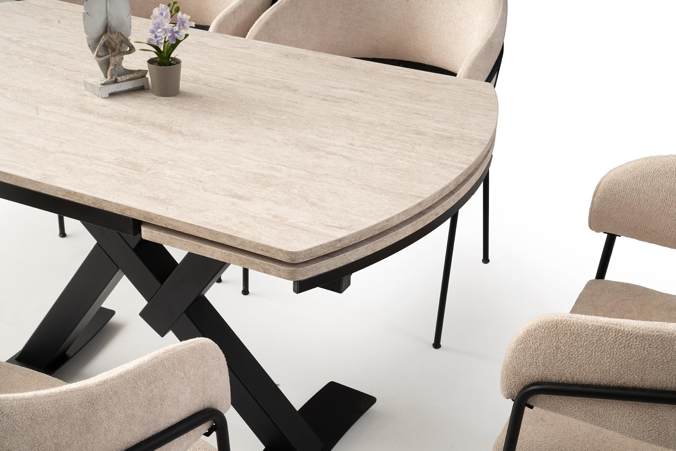 STEEL MASA, SİDON, 130x80