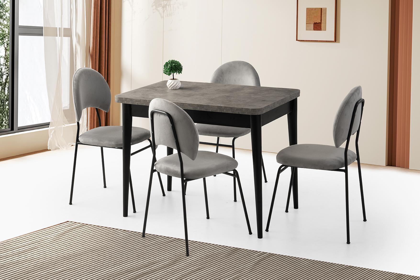 PURE MASA, RETRO GÜMÜŞ, 100x65