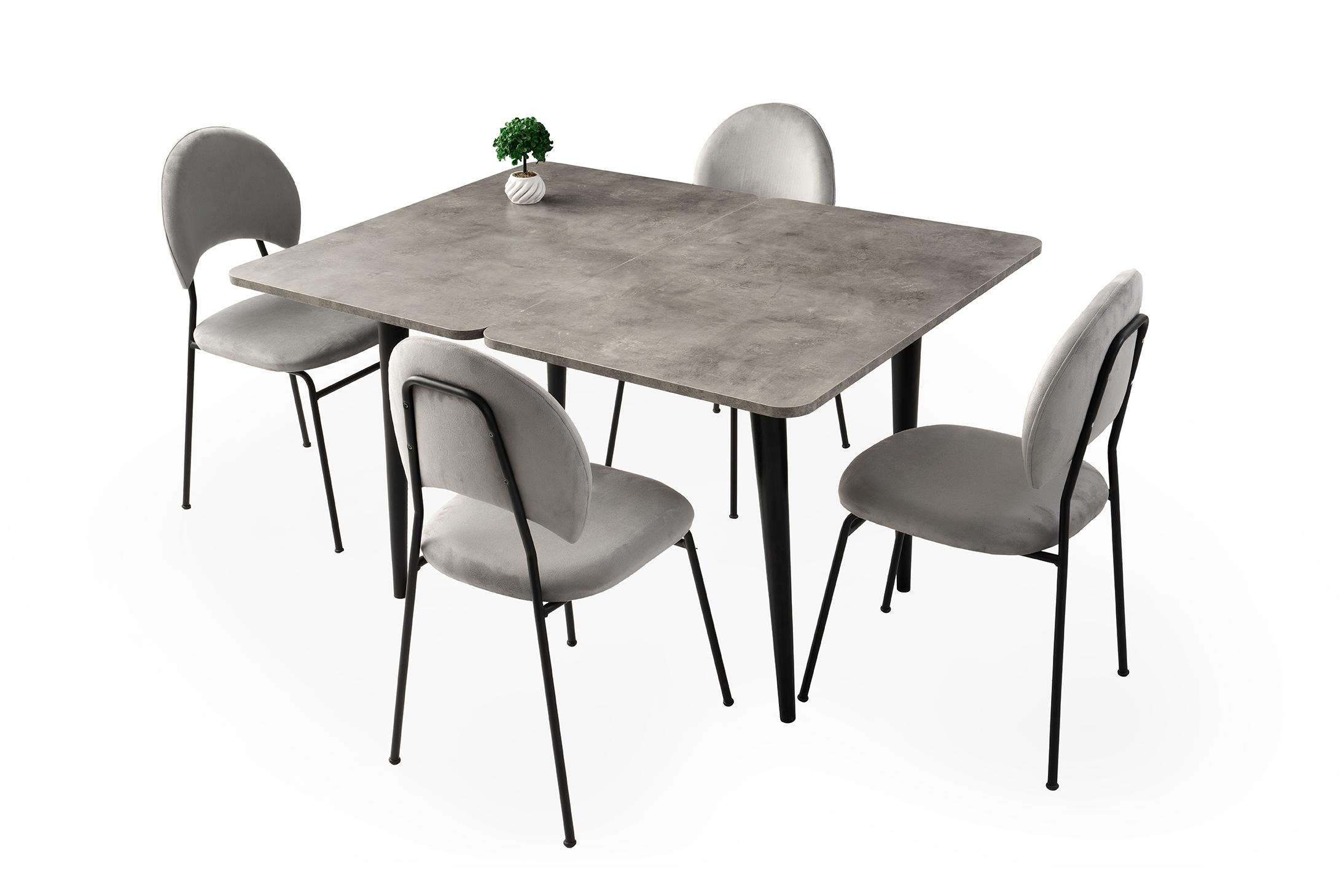 PURE MASA, RETRO GÜMÜŞ, 100x65