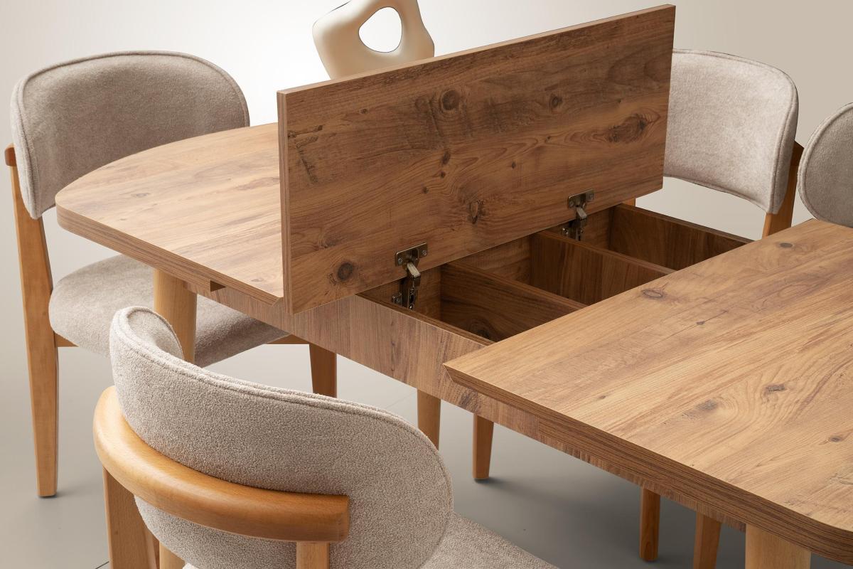 MONO KAŞIKLIKLI MASA, DIŞBUDAK, 140x80