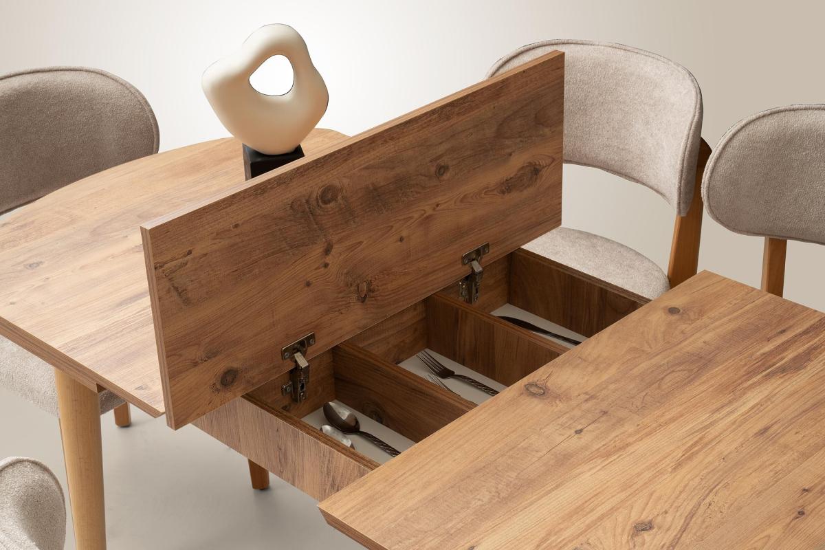 MONO KAŞIKLIKLI MASA, DIŞBUDAK, 140x80