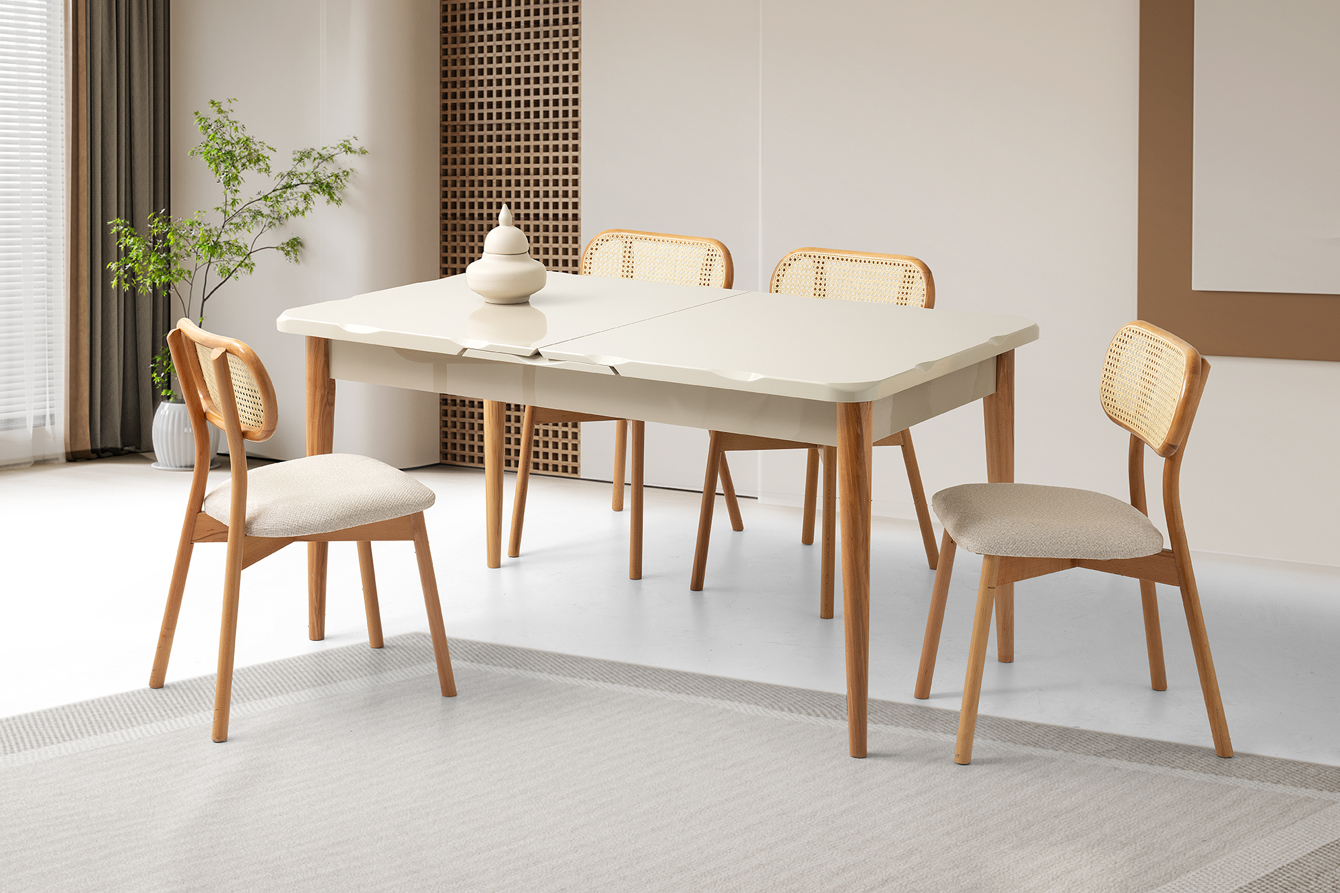 ARGUN HG MASA, ZERDA SANDALYE, AYTAŞI, 160x90