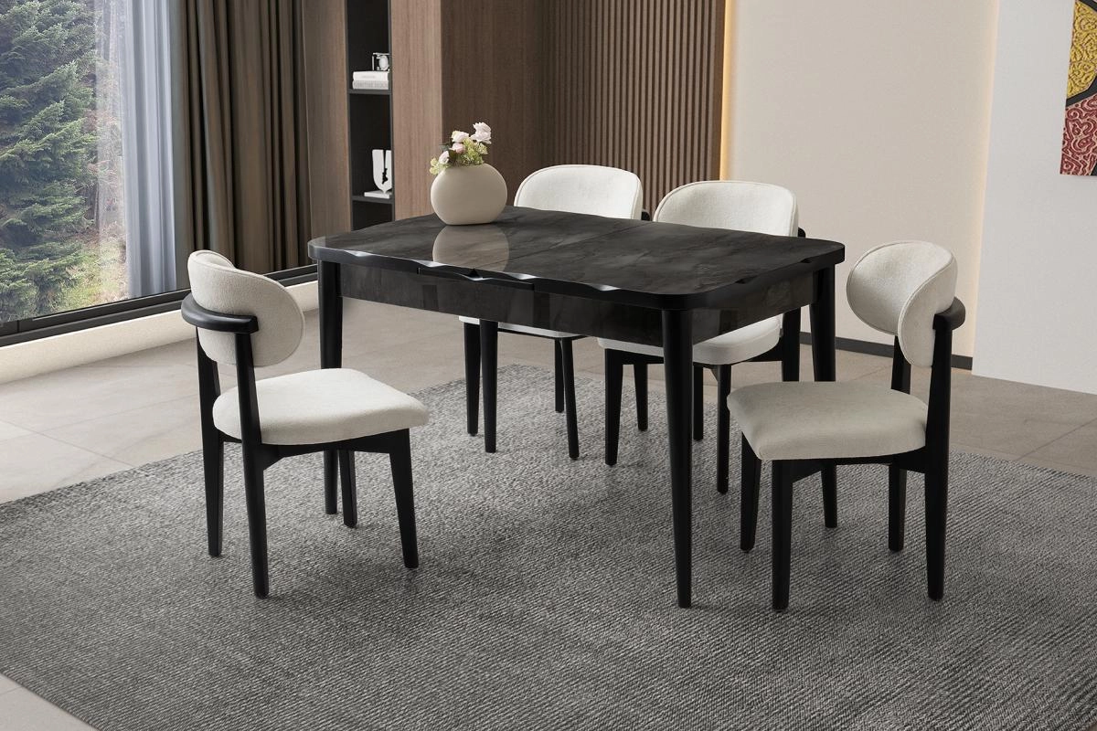 ARGUN HG MASA, UMAY SANDALYE, İRONY, 160x90