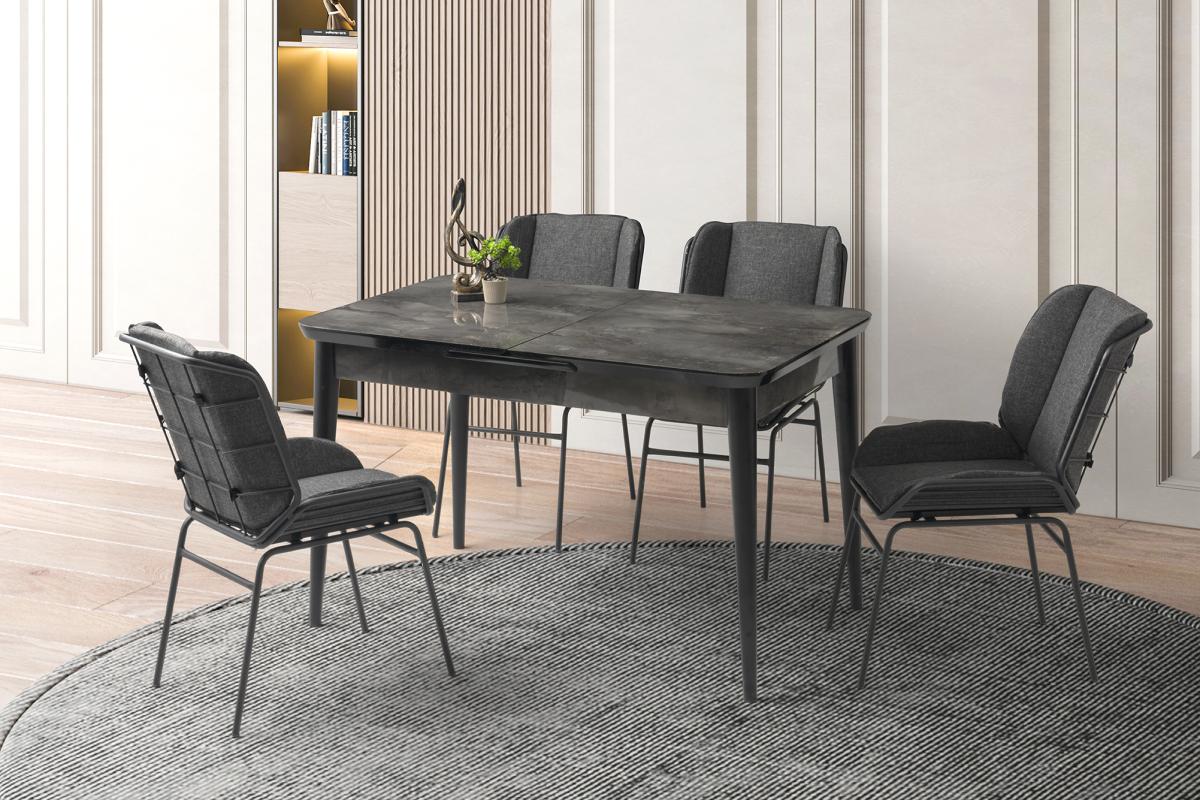RÜZGAR HG MASA, FIERA SANDALYE, İRONY, 130x80