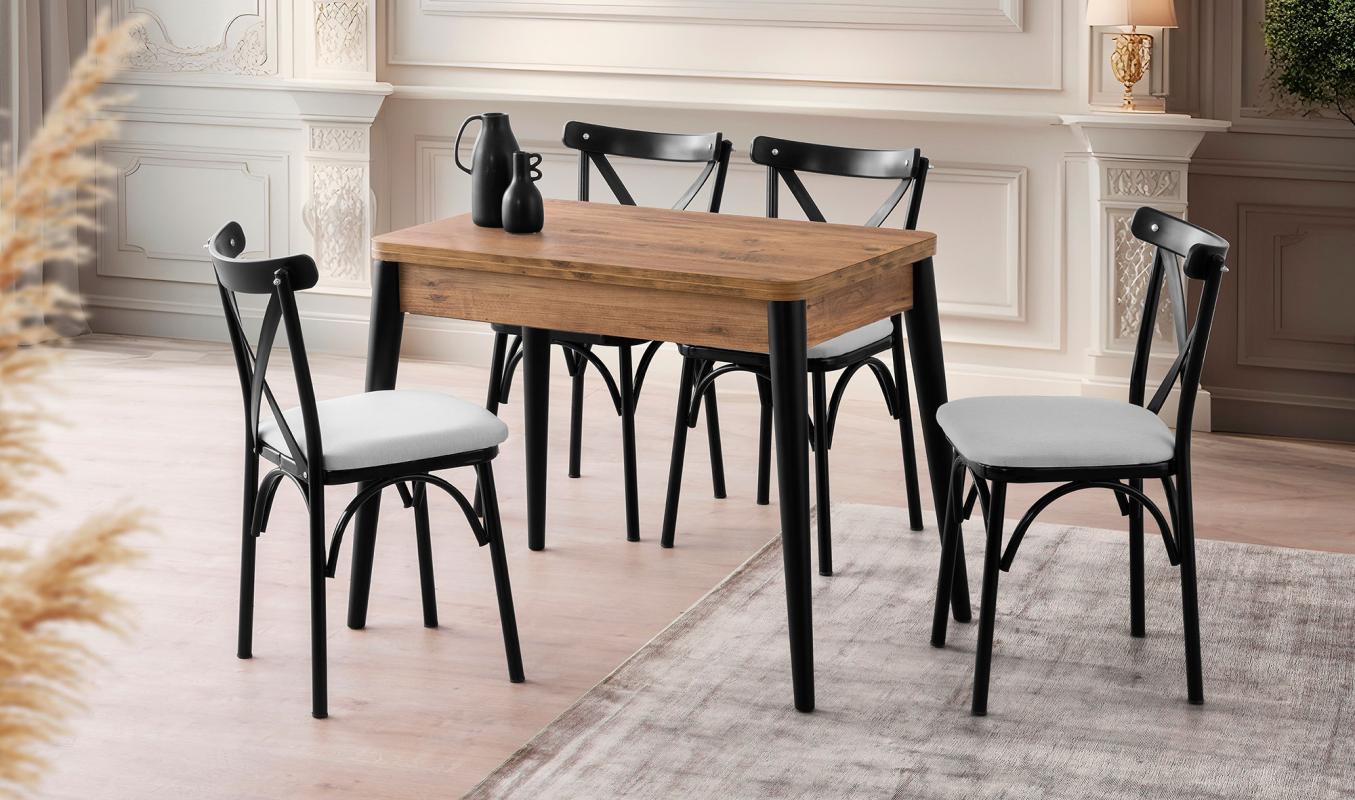 TURNA MASA, ATLANTİK ÇAM, 100x60