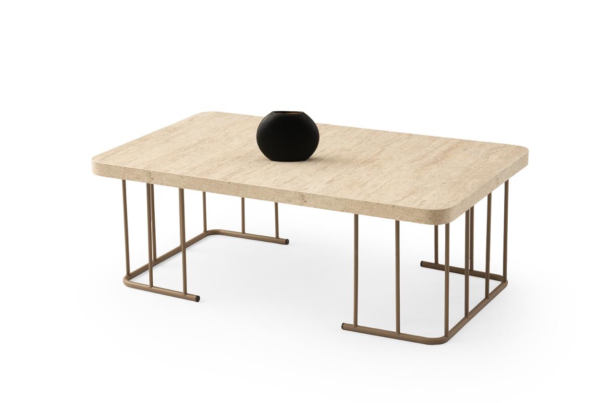 MALTA ORTA SEHPA TRAVERTEN CAPUCCİNO