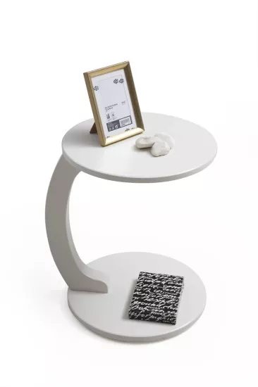 C SERVİS SEHPASI BEYAZ