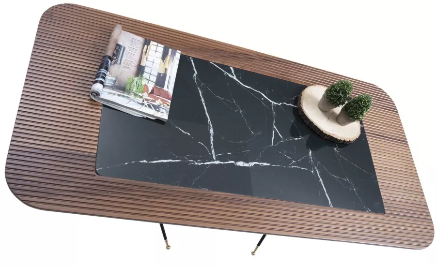 LUMİNAR ORTA SEHPA, CEVİZ