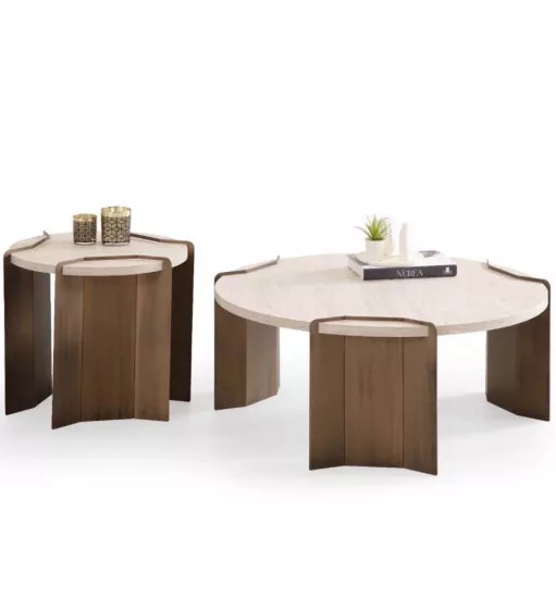 MOLİ YAN SEHPA, TRAVERTEN