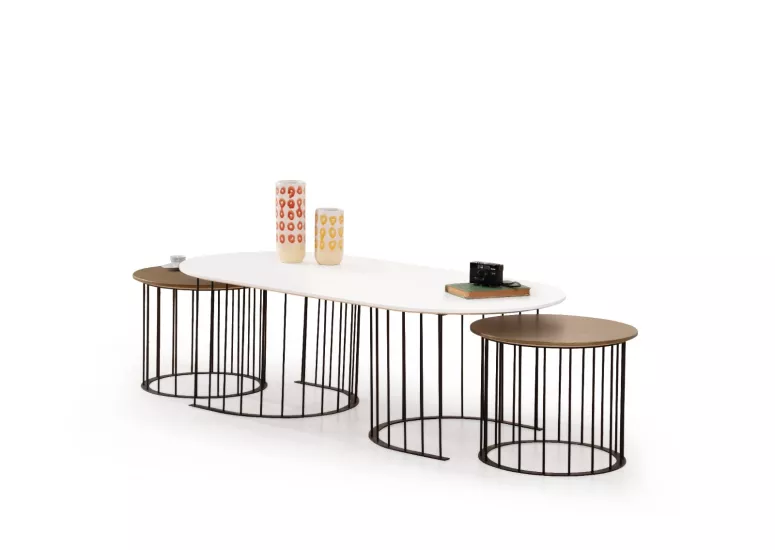 PİRA ORTA SEHPA, KREM