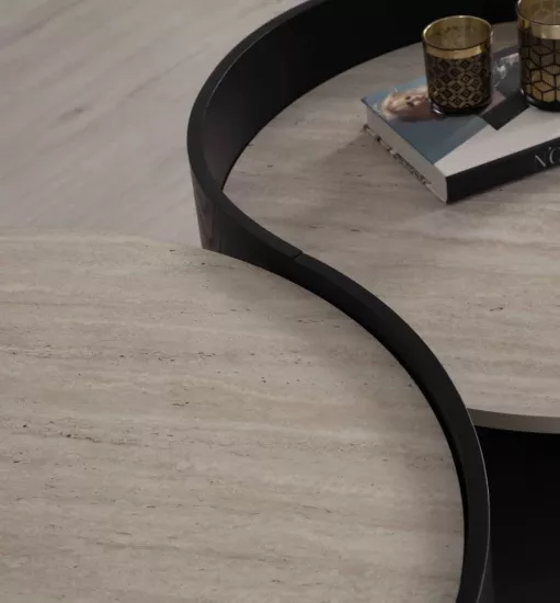 ATLANTİS NOİR ORTA SEHPA SİYAH