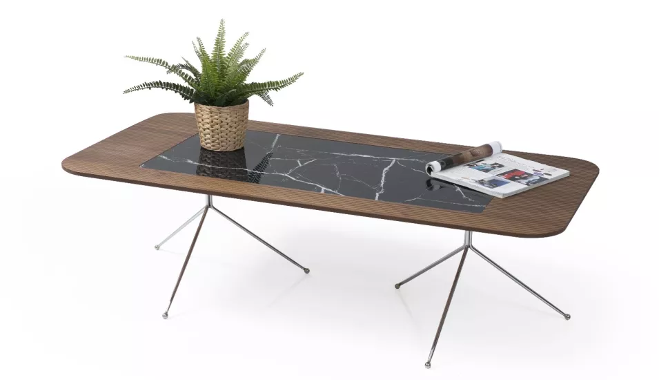 LUMİNAR ORTA SEHPA, KROM