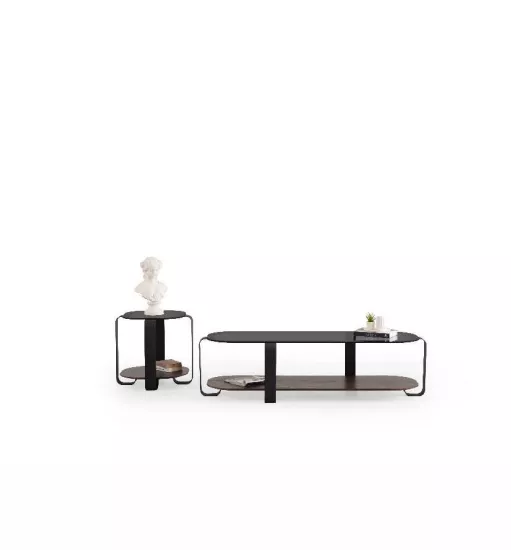 ROYALCE DİKDÖRTGEN ORTA SEHPA, CEVİZ