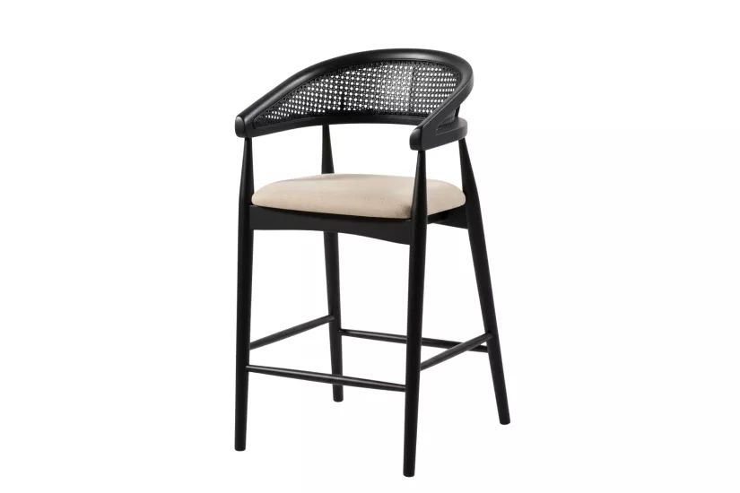 HASIRLI GAZEL BAR SANDALYESİ