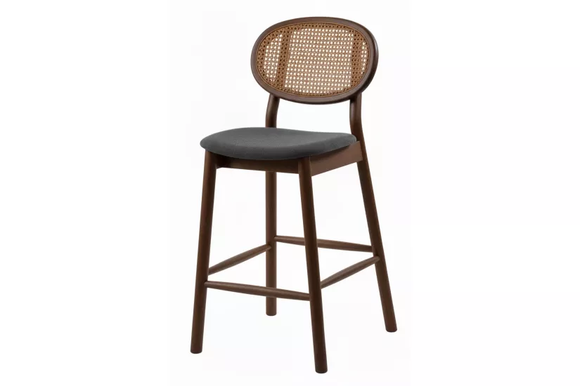 HASIRLI MİAMİ BAR SANDALYESİ