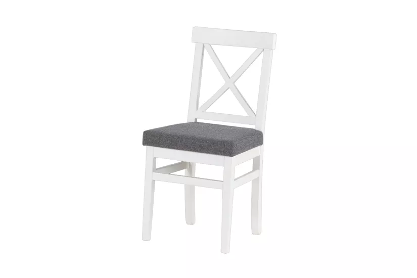 ÇAPRAZ DÖŞEMELİ SANDALYE EKRU GRİ