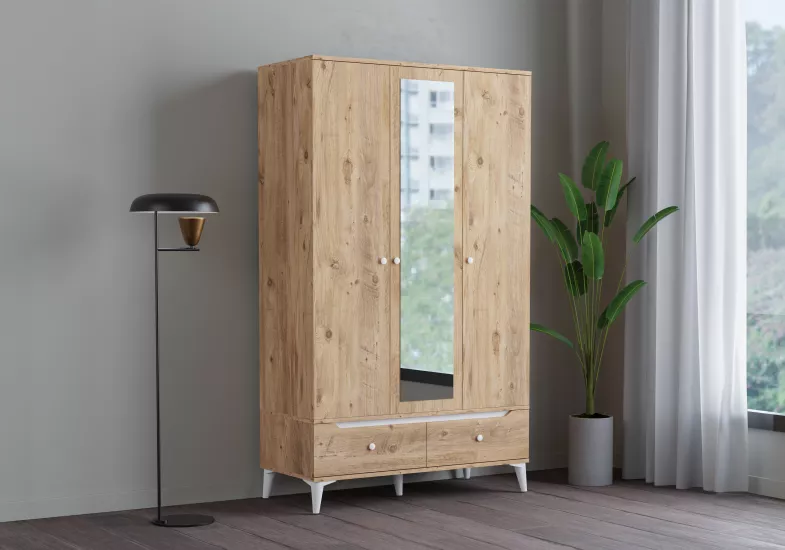 CARİNA ATLANTİK ÇAM 3 KAPILI DOLAP