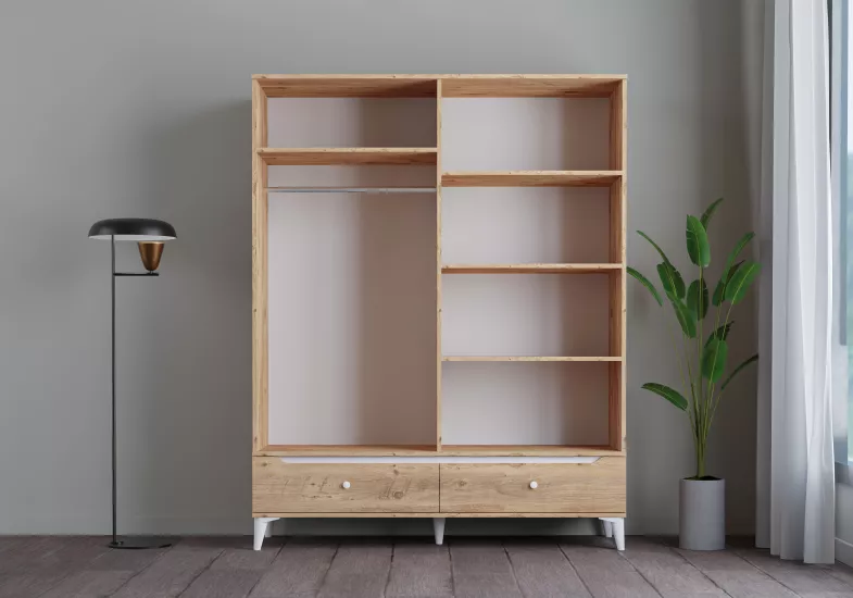 CARİNA ATLANTİK ÇAM 4 KAPILI DOLAP