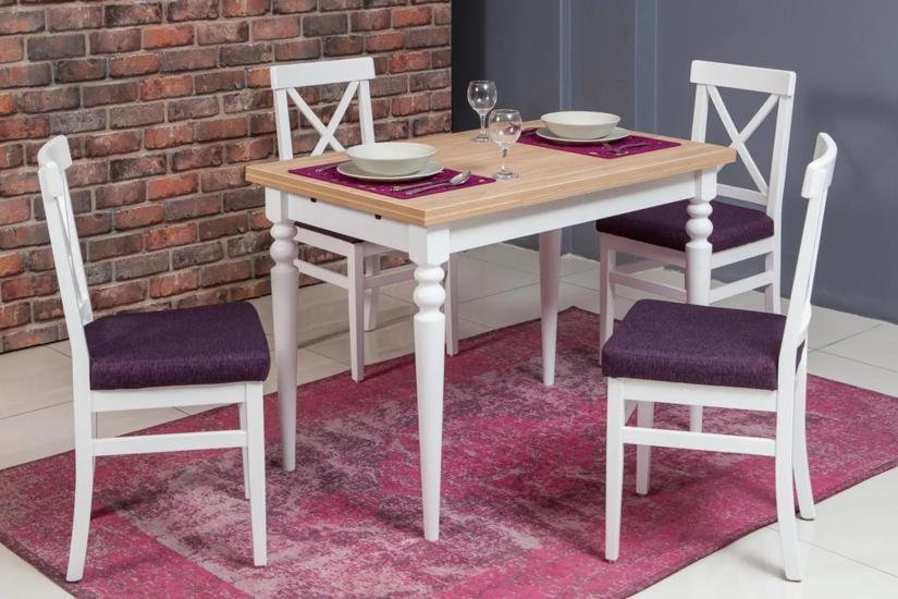 SANDOR ÇİZİLMEZ MASA VE ÇAPRAZ DÖŞEMELİ SANDALYE