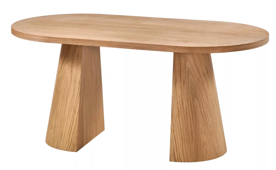 180 LİK MEŞE İKİZ OVAL MASA