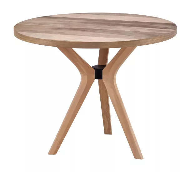 110 LUK CEVİZ POLİ (3 LÜ) YUVARLAK MASA