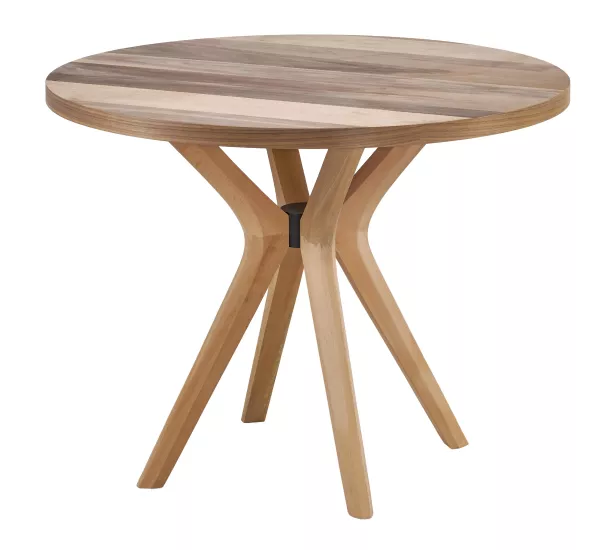 100 LÜK CEVİZ POLİ (4 LÜ) YUVARLAK MASA